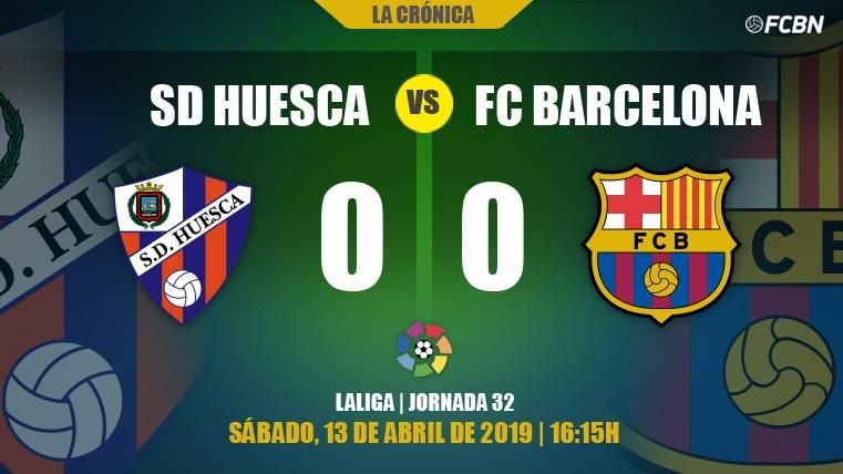 El experimento de Valverde no funcionó y el Barça se fue de El Alcoraz sin goles (0-0)