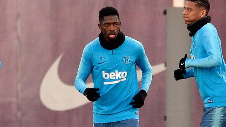 Robert Fernández, de Dembélé: «Sabíamos que llegaba tarde a los entrenamientos»
