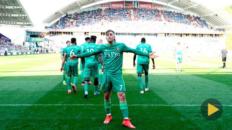 Deulofeu sigue en racha: Doblete con golazo para liderar al Watford