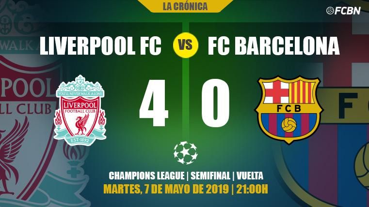 El FC Barcelona toca fondo en Champions y el Liverpool hace historia en Anfield