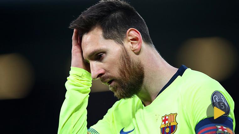 Así se marchó Messi de Anfield: Una expresión que lo dice todo