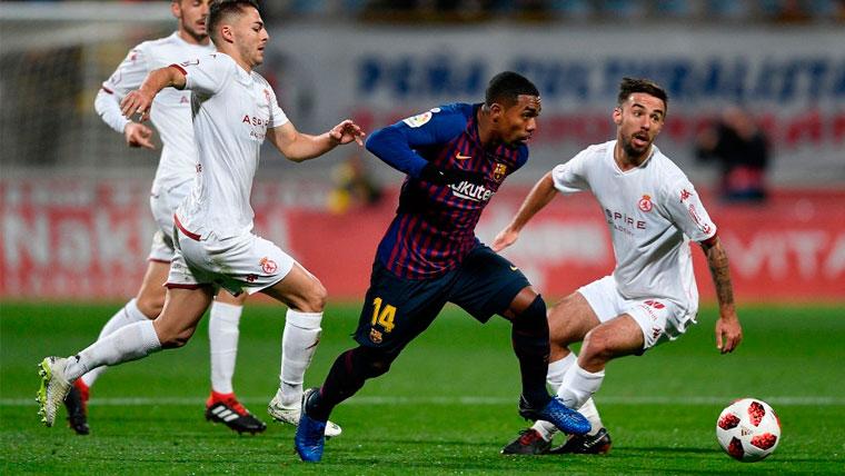Si Malcom se marcha, el Barça podría ascender a un delantero del filial