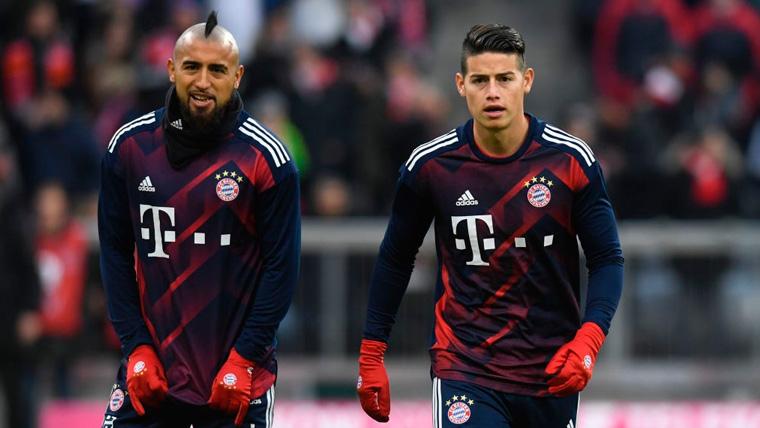 Arturo Vidal lanza un ‘guiño’ a James abriéndole la puerta del Barça