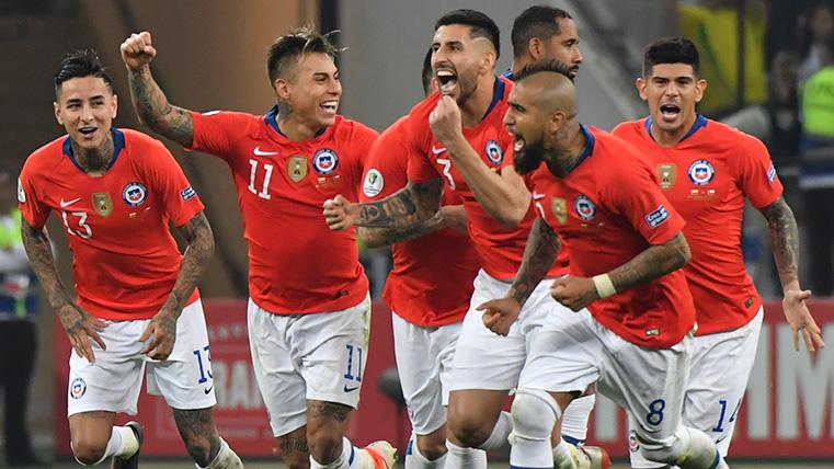 Chile supera a Colombia en la tanda de penaltis y ya está en semifinales (0-0, 4-5)