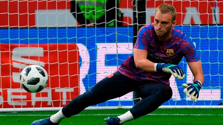 Jasper Cillessen pasó este martes el reconocimiento médico