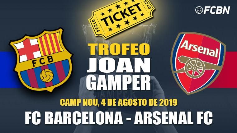 Entradas Gamper 2019 – FC Barcelona vs Arsenal