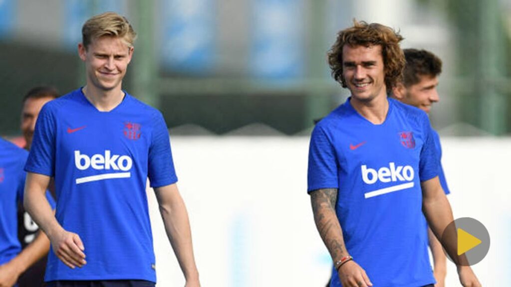 VIRAL: El golazo de De Jong a pase de Griezmann