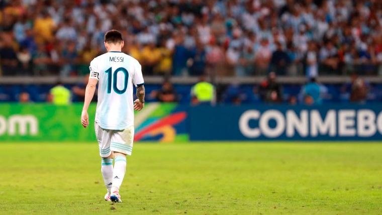 Leo Messi no da con la tecla y suma su novena decepción con Argentina