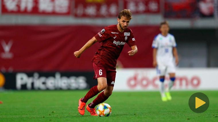 Sergi Samper se estrena en el Vissel Kobe con un golazo al más puro ‘estilo Messi’