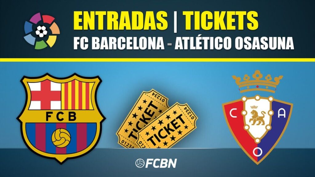 Entradas FC Barcelona-Osasuna – LaLiga Santander 2019-20