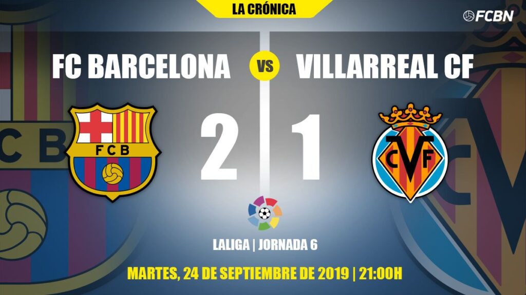 Un Barça sin brillo gana al Villarreal (2-1) pero pierde a Messi