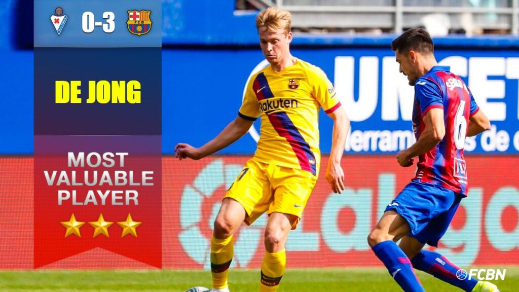 Frenkie de Jong, omnipresente: ¡Menuda exhibición en el Eibar-Barça!