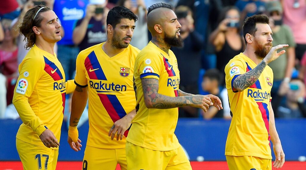 El 1×1 de los jugadores del Barça en la derrota contra el Levante