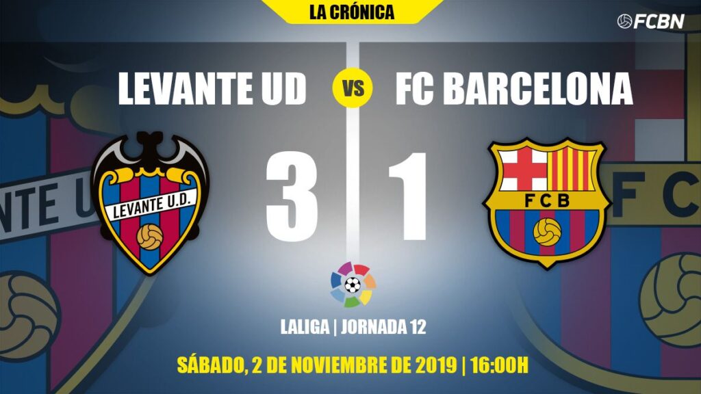 El Barça desperdicia un 0-2 y tira LaLiga a la basura en el Ciutat de València