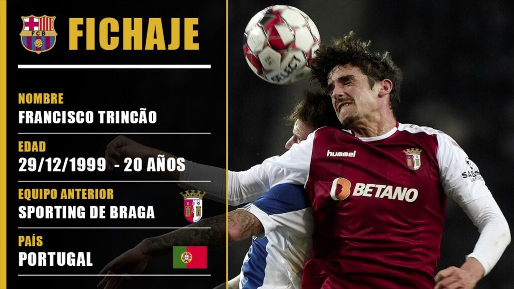 OFICIAL: El FC Barcelona ficha a Francisco Trincao por 31 millones de euros