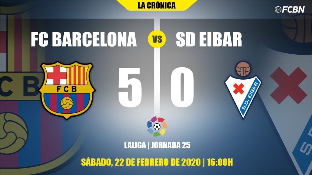 Messi fulmina al Eibar con un genial póquer y ya apunta al Nápoles (5-0)
