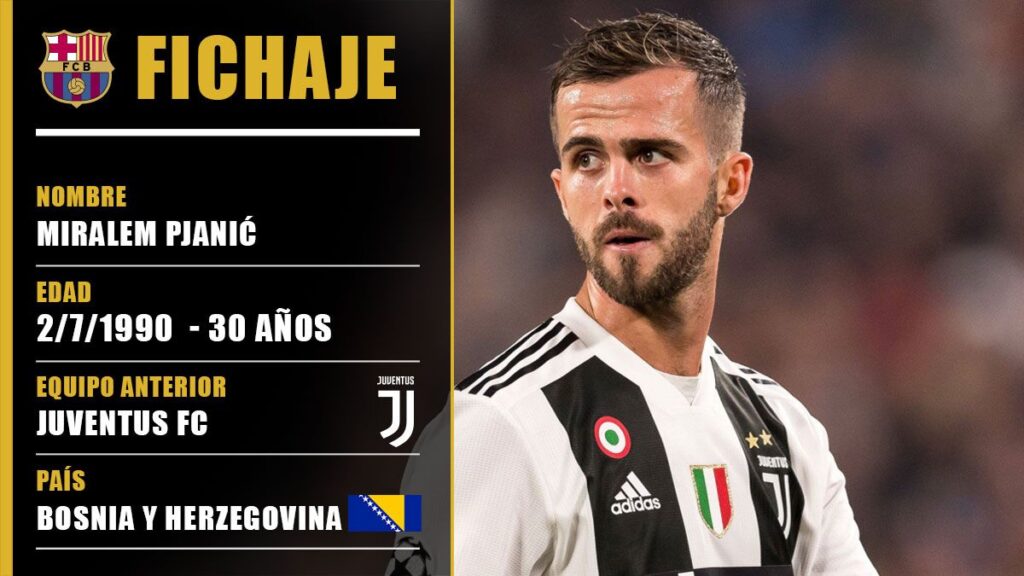 OFICIAL: El FC Barcelona anuncia el fichaje de Miralem Pjanic