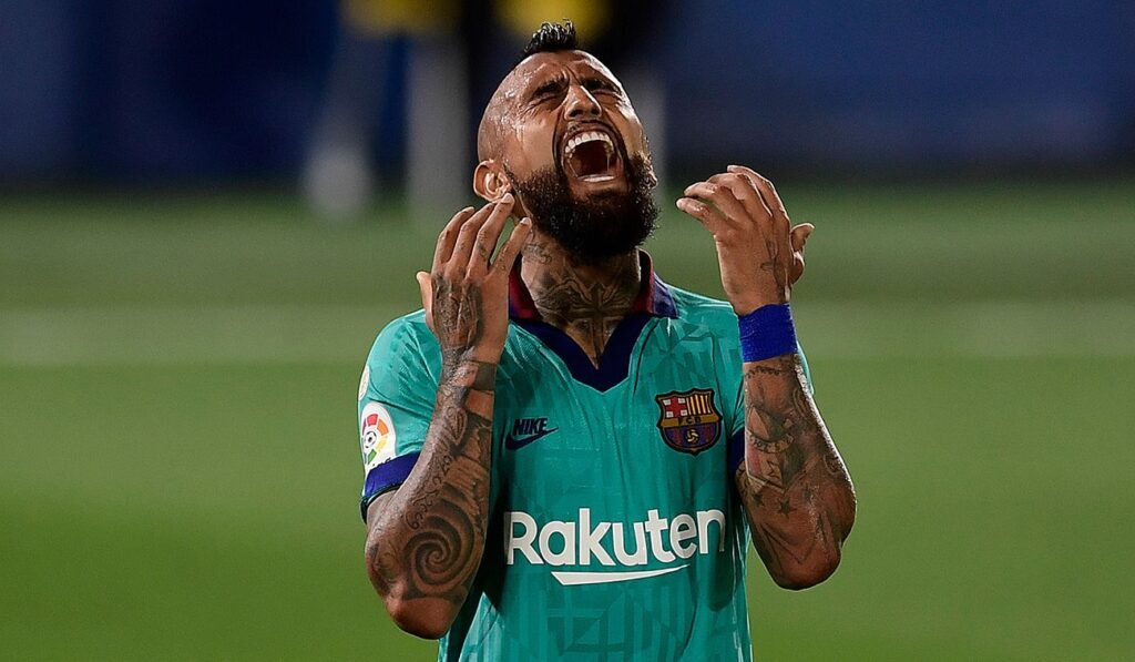El Madrid corta la histórica racha de Arturo Vidal en Liga