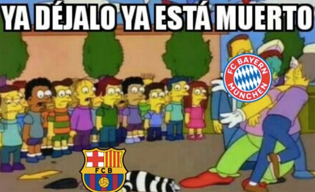 Avalancha de ‘memes’ en las redes tras el desastre del Barça-Bayern