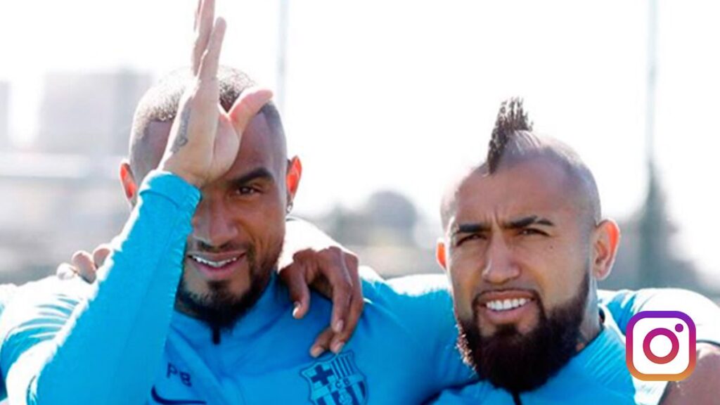 VIRAL: El vacile de Boateng a Arturo Vidal tras dejar el Barça