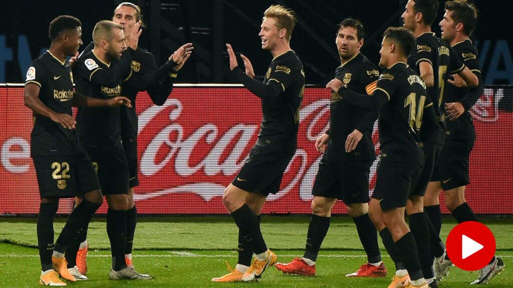 VÍDEO-RESUMEN: Los goles y las mejores jugadas del Celta-Barça (0-3)