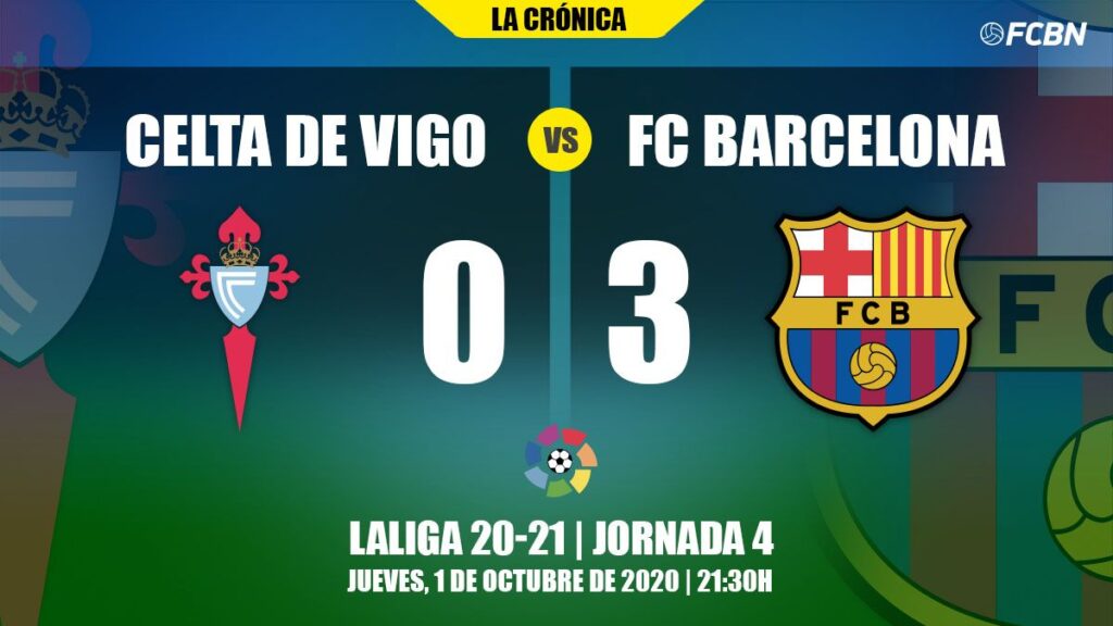Ni Del Cerro Grande puede con Ansu Fati y Lionel Messi ante el Celta (0-3)