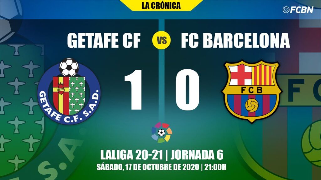 El Barcelona perdona al Getafe y acaba con una derrota desquiciante (1-0)