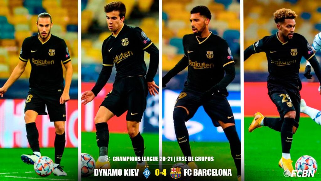 Noche de estrenos en Kiev: Debuts de Mingueza, Riqui, Matheus y Konrad