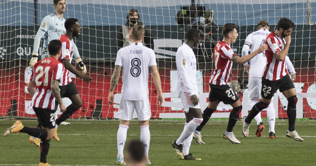 El Athletic saca las vergüenzas al Madrid (1-2) y se medirá al Barça en La Cartuja