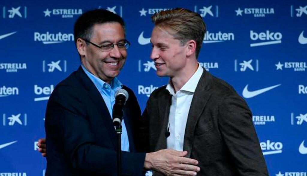 Las tres cosas que Bartomeu le dijo a Frenkie de Jong antes de su fichaje
