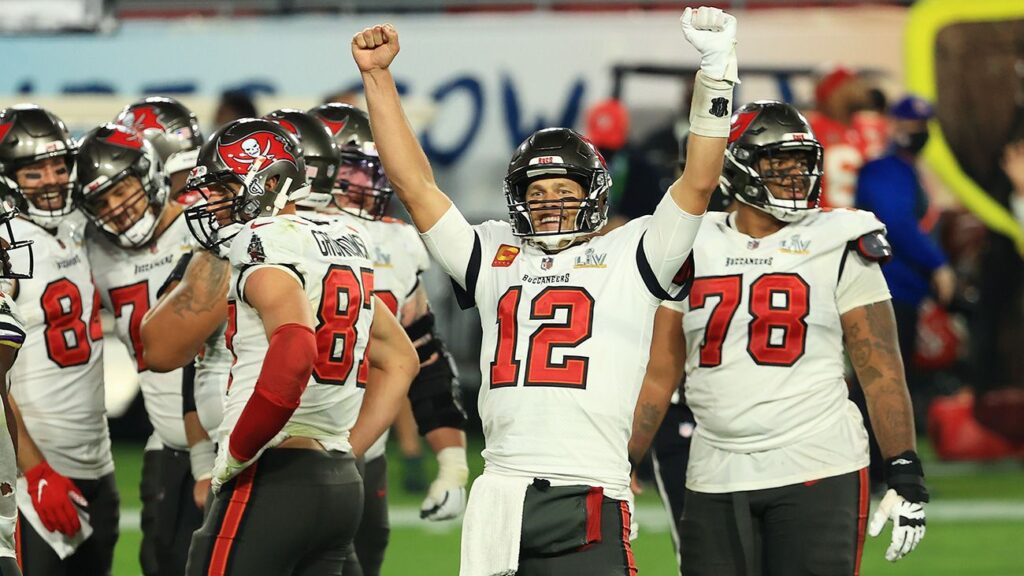 Piqué disfrutó con el triunfo de los Buccaneers de Tom Brady en la Super Bowl