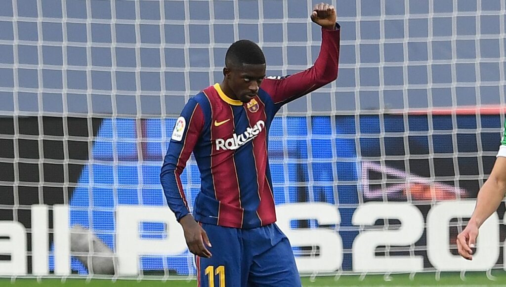 Ousmane Dembélé llega a los 100 partidos con el FC Barcelona