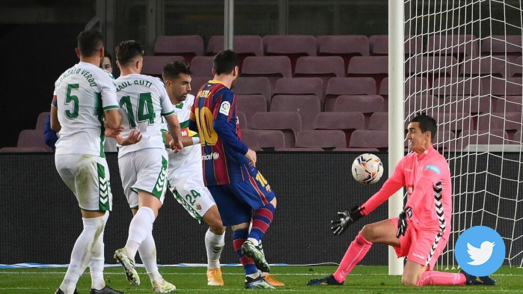 Las reacciones y críticas de la afición en el descanso del Barça-Elche