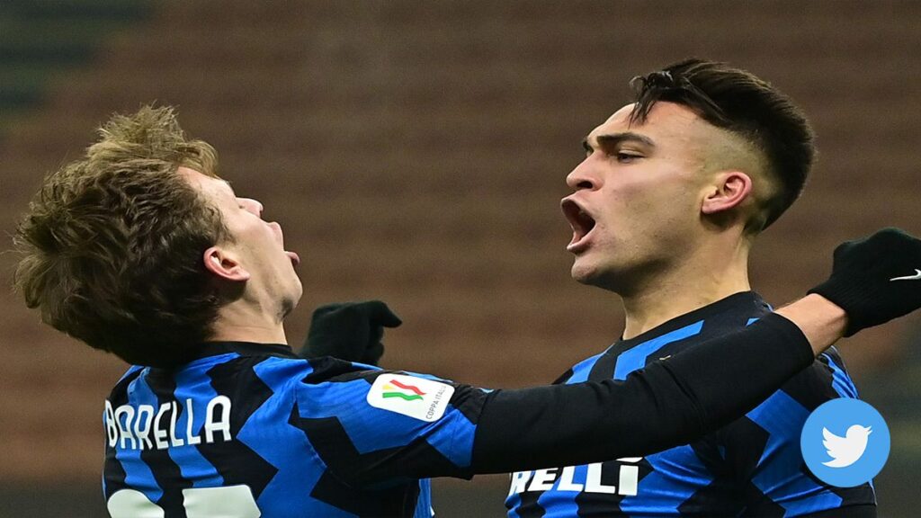 El golazo de Lautaro, aplastando al central de los 80M€ y a Buffon