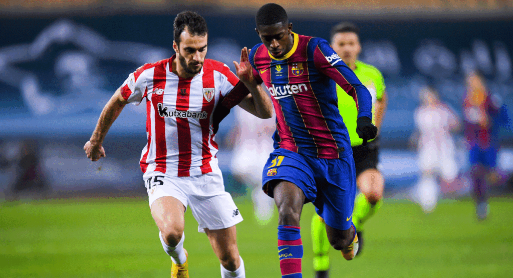 Dembélé sigue volando alto y firmó otro partidazo ante el Athletic