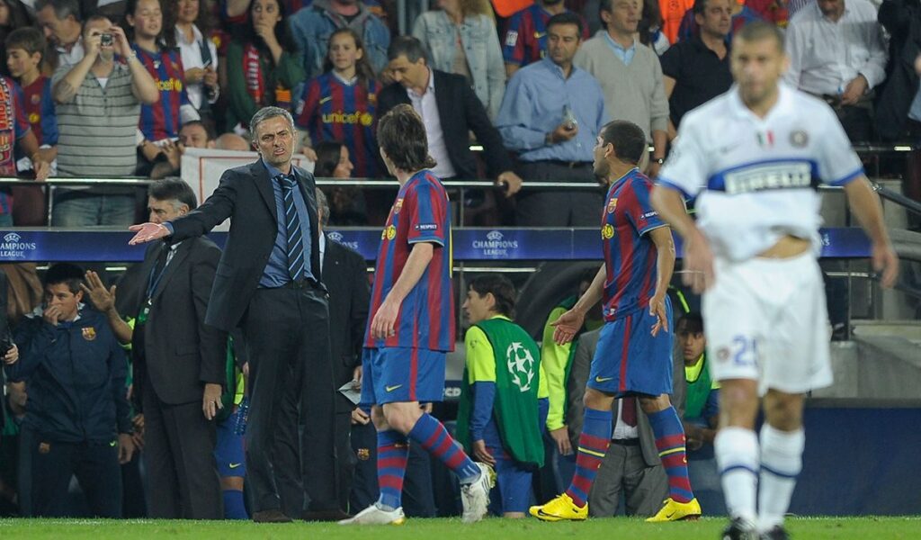 Messi y el «teatro del bueno» en Londres ante Mourinho cumplen 15 años