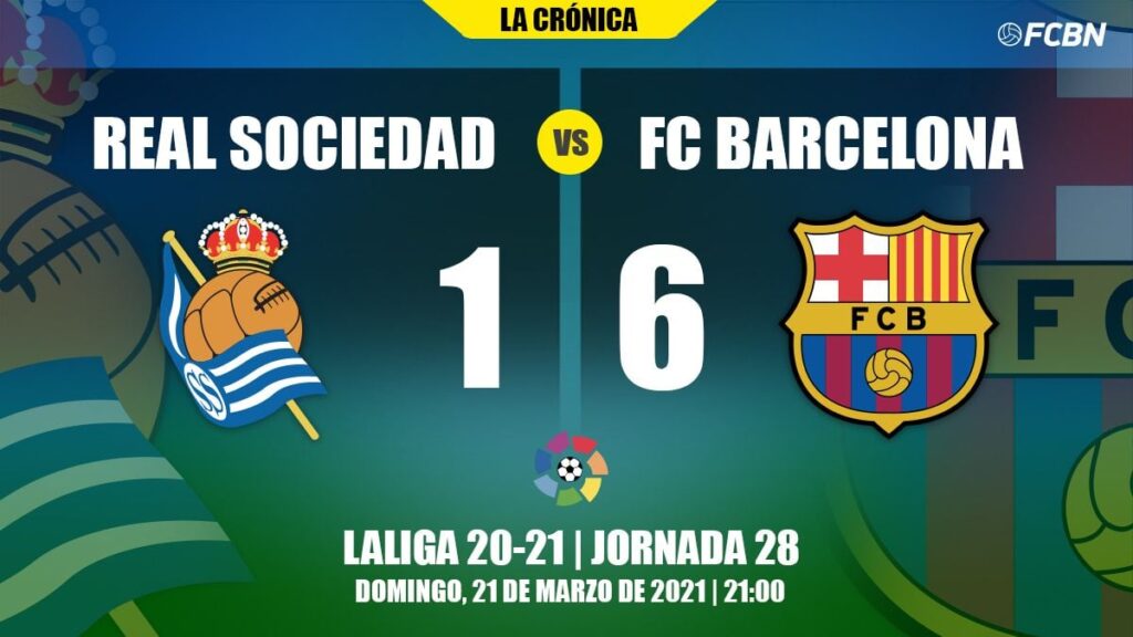 COLOSAL: El Barça se da un festín en Donosti (1-6) antes del parón FIFA