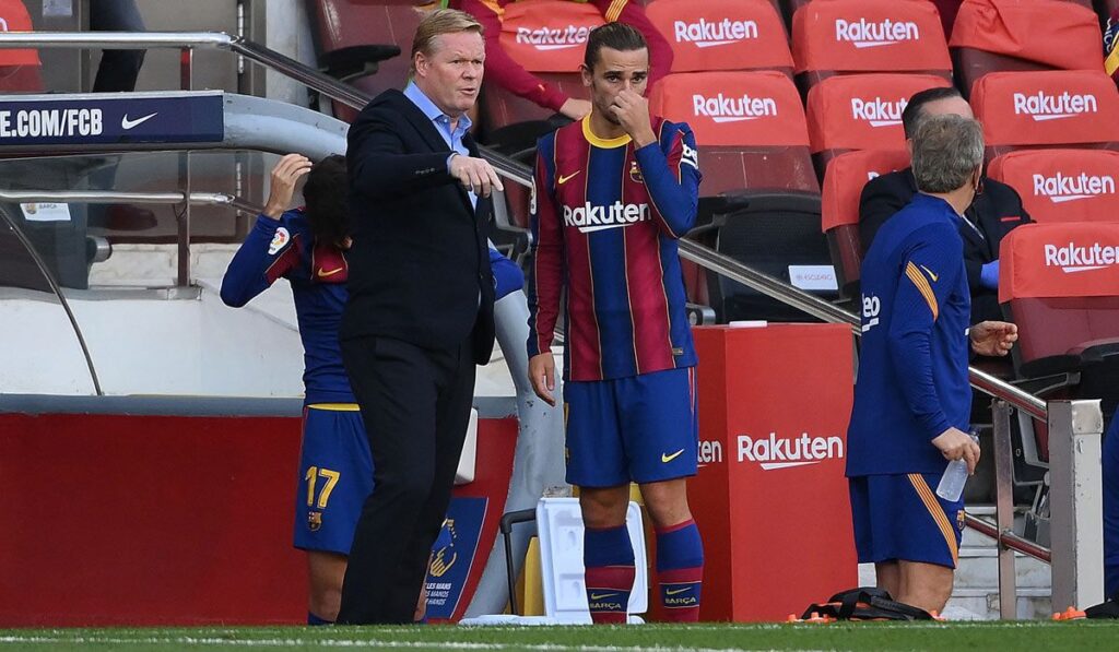 Koeman le da un nuevo toque de atención a Griezmann