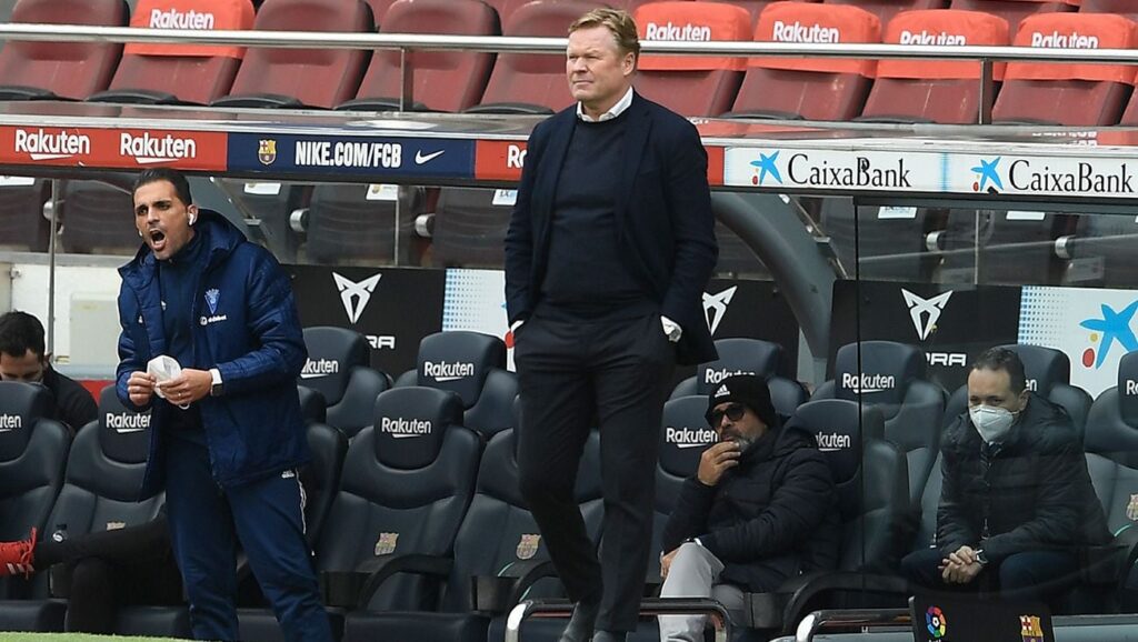 Laporta y Koeman compartieron impresiones durante el viaje a París