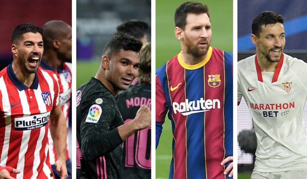 Lo que les queda al Atleti, Madrid, Barça y Sevilla para pelear por LaLiga