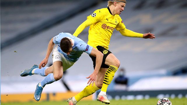 Haaland no evitó la derrota ante el Manchester City y su sequía ya preocupa