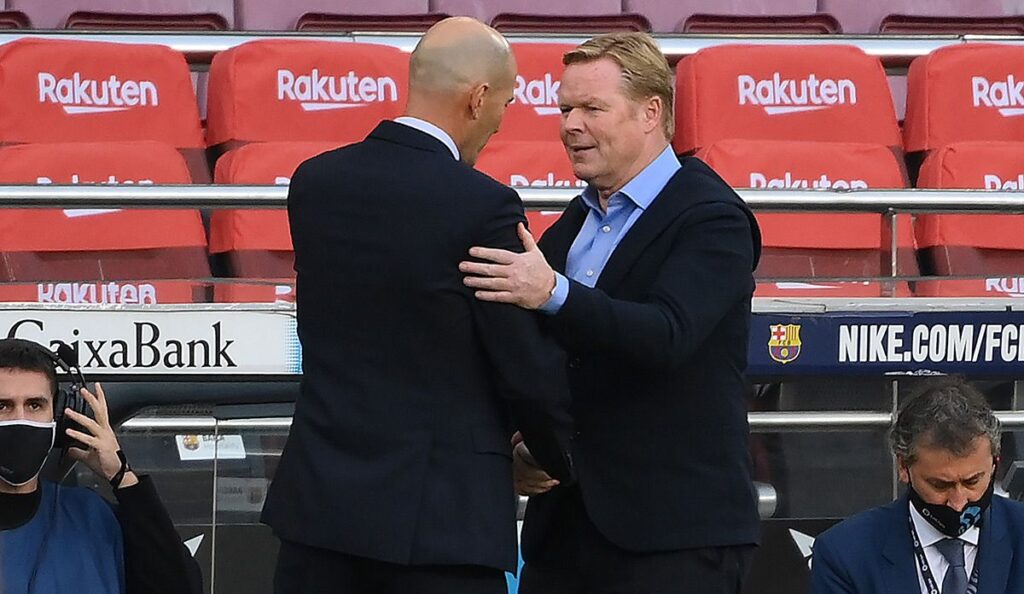 Koeman deberá sorprender a Zidane para no resbalar en el Clásico