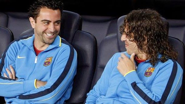 ¡La imagen que ilusiona a los culés! Reencuentro de Xavi y Puyol en Barcelona