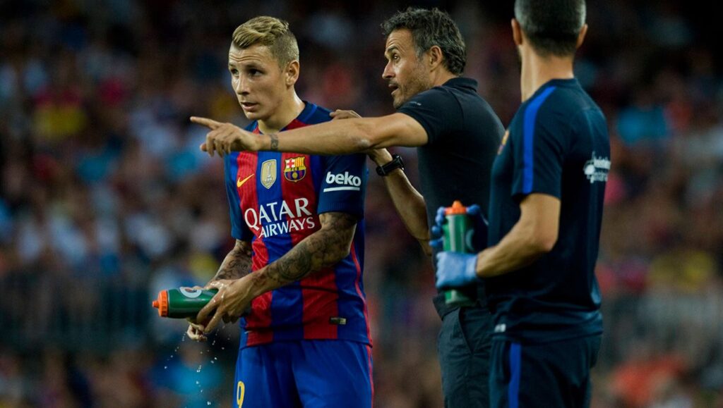 La inesperada confesión de Digne sobre el método de trabajo de Luis Enrique