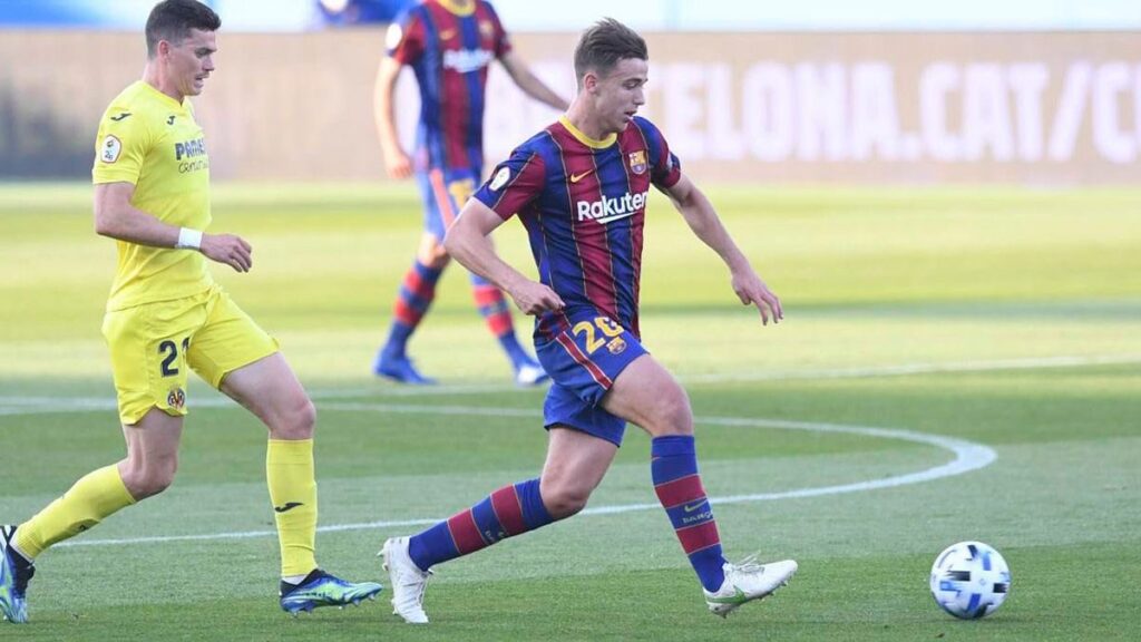Nico González, de vuelta a los entrenamientos con el Barça