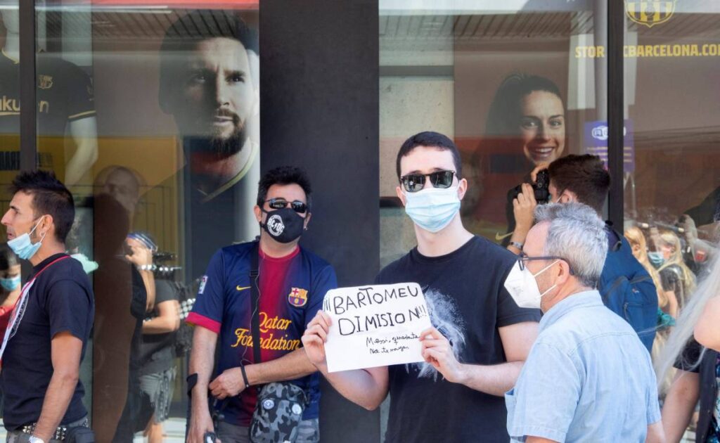 El Barça, sin Lionel Messi, a un año del burofax