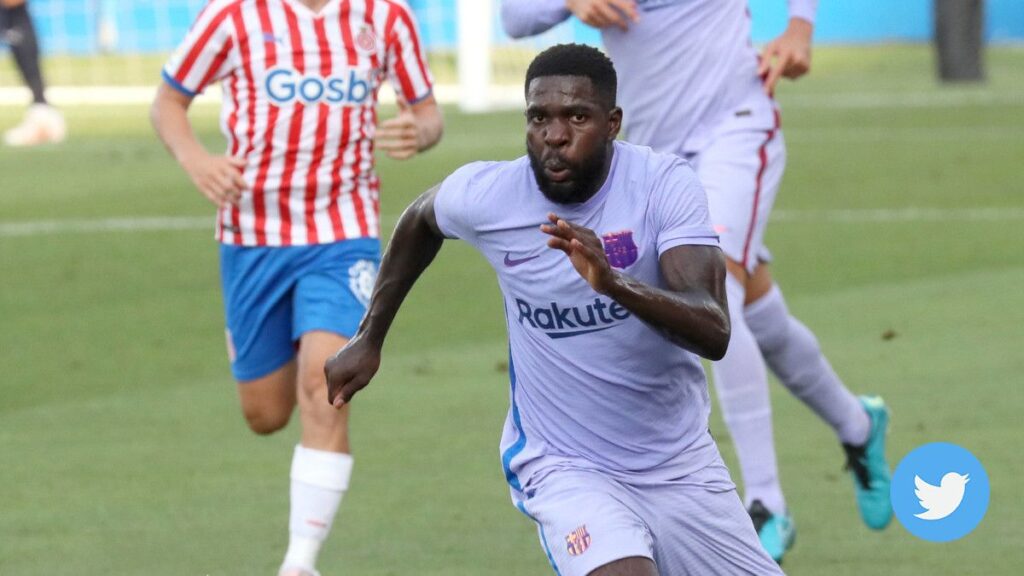 Umtiti… ¿se duerme antes de ir a entrenar con el Barcelona? (Vídeo)