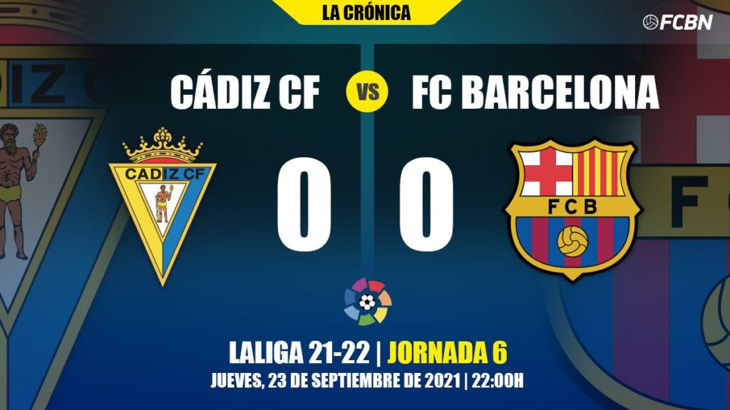 El Barça profundiza su crisis con un nuevo empate ante el Cádiz (0-0)