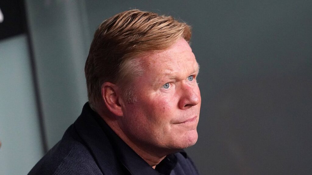 Ronald Koeman se ‘moja’ con las filtraciones de su renovación y señala a Laporta