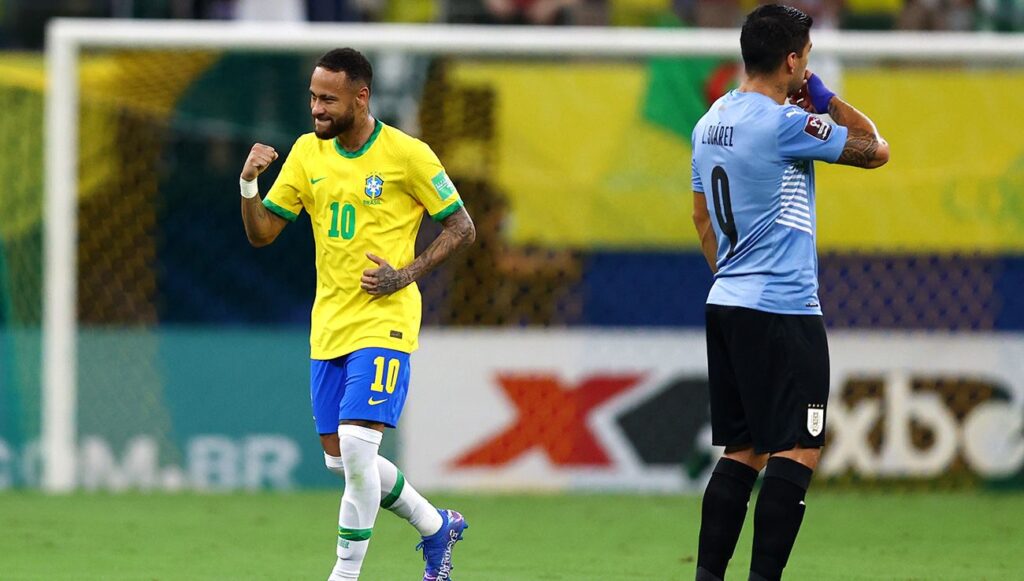 La Brasil de Neymar destroza a la Uruguay de su amigo Suárez (4-1)